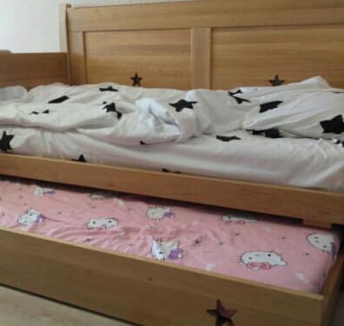 Одноярусная кровать тахта с дополнительным спальным местом.
